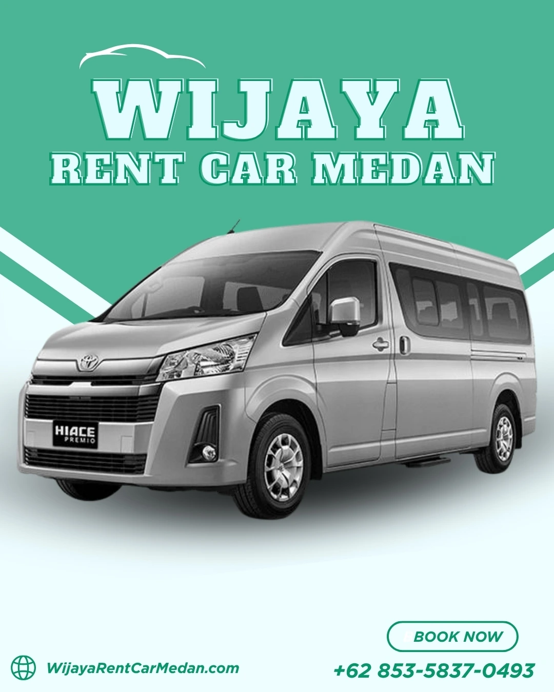 Sewa Toyota Hiace Premio Medan, Rental Hiace Bandara Kualanamu - Shuttle Group 15-Seater Medan